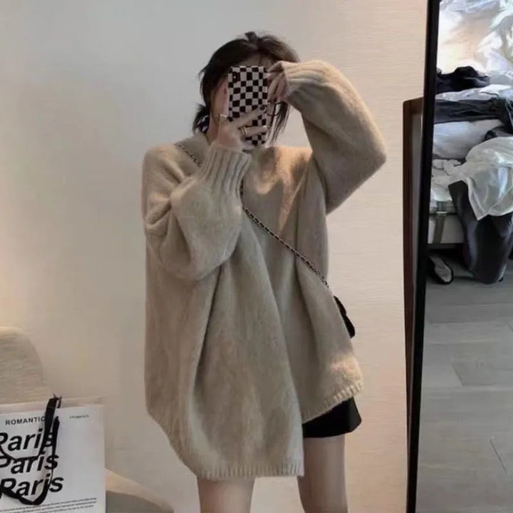 Stilla | Cozy Oversized Strik Cardigan med Knaplukning