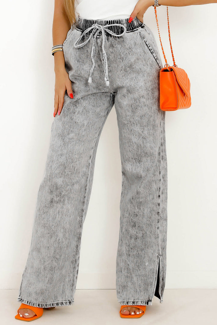 Stilla | Drawstring Jeans med lommer