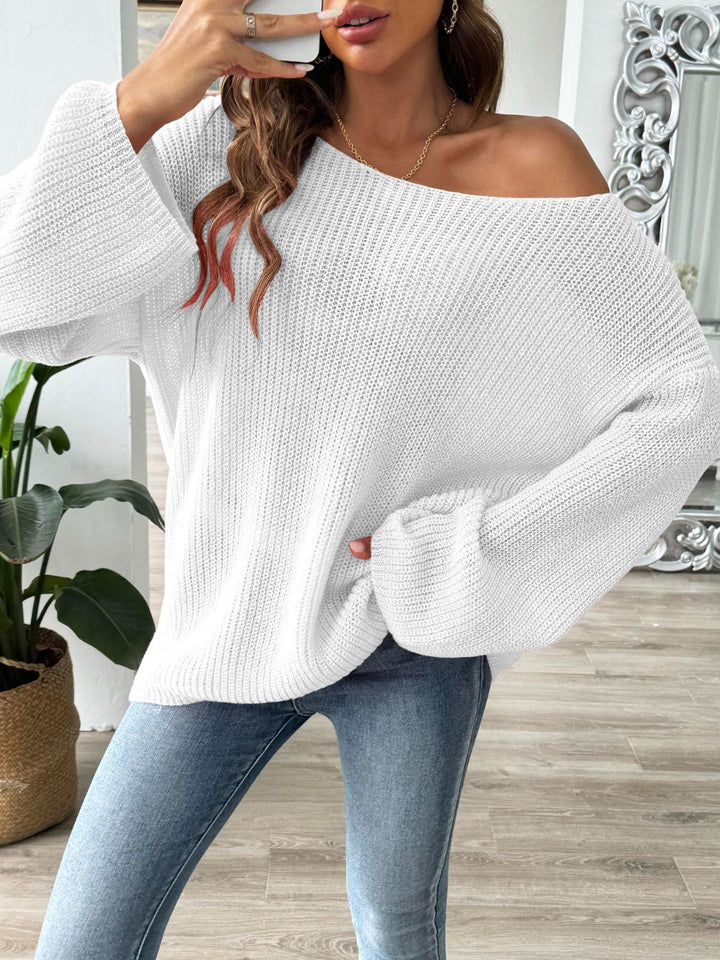 Stilla | Rund halsudskæring sweater med lange ærmer