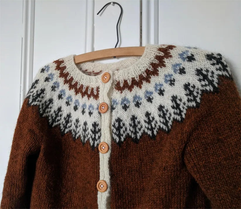 Stilla | Vintage Warmer Island Pullover Med Knapper