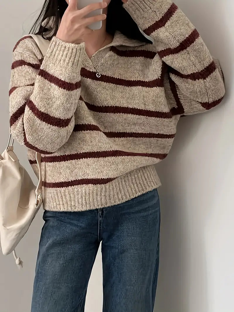 Stilla | V Udsnit Sweater Af Strik