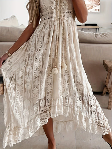 Stilla | Boho stil maxi kjole