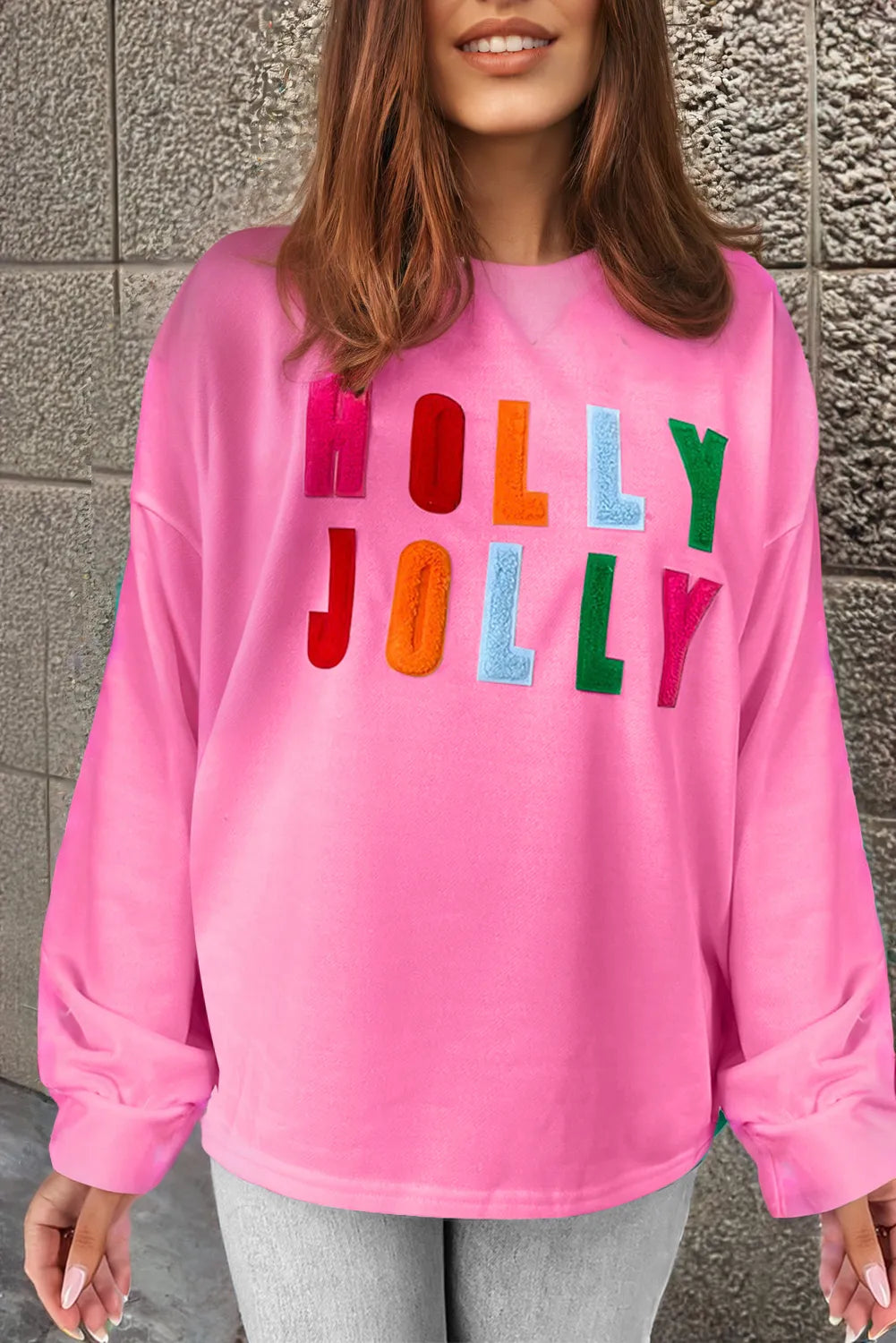 Stilla | Holly Jolly Rundhalsoverdel Med Lange Ærmer