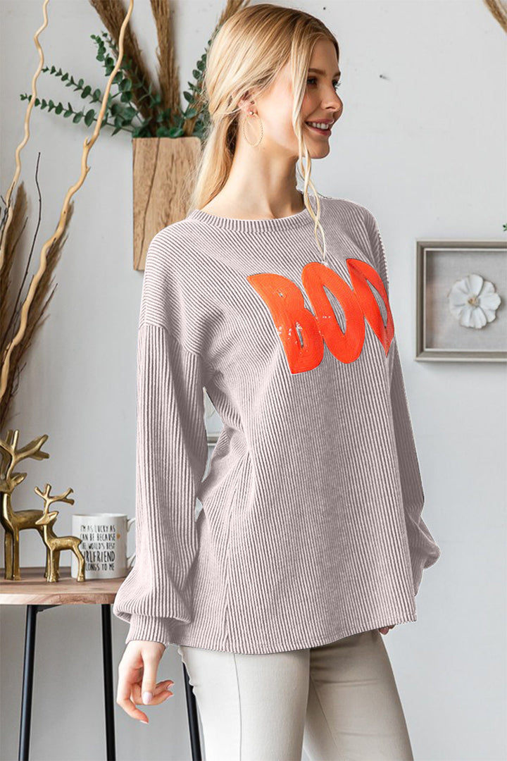 Stilla | Langærmet Ribb T-shirt Med Rundhals