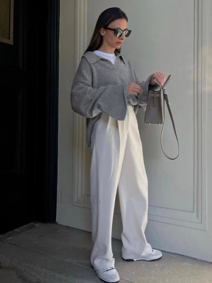 Stilla | Cozy Minimalist Oversized Striktrøje