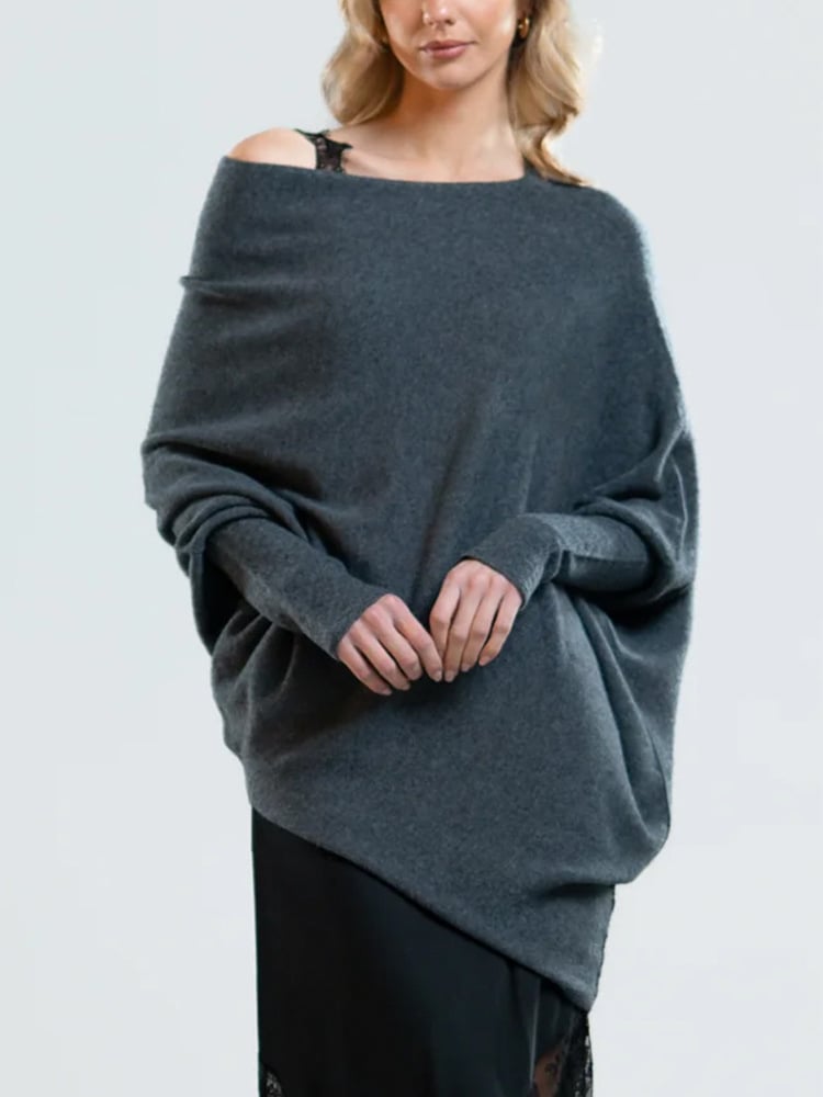 Stilla | Elegant sweater med skulderfri ærmer til damer