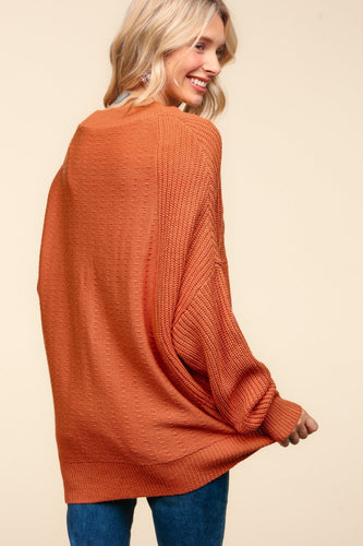Stilla | Haptics Asymmetrisk Plus Size Sweatshirt Med Sideslids og Tekstur
