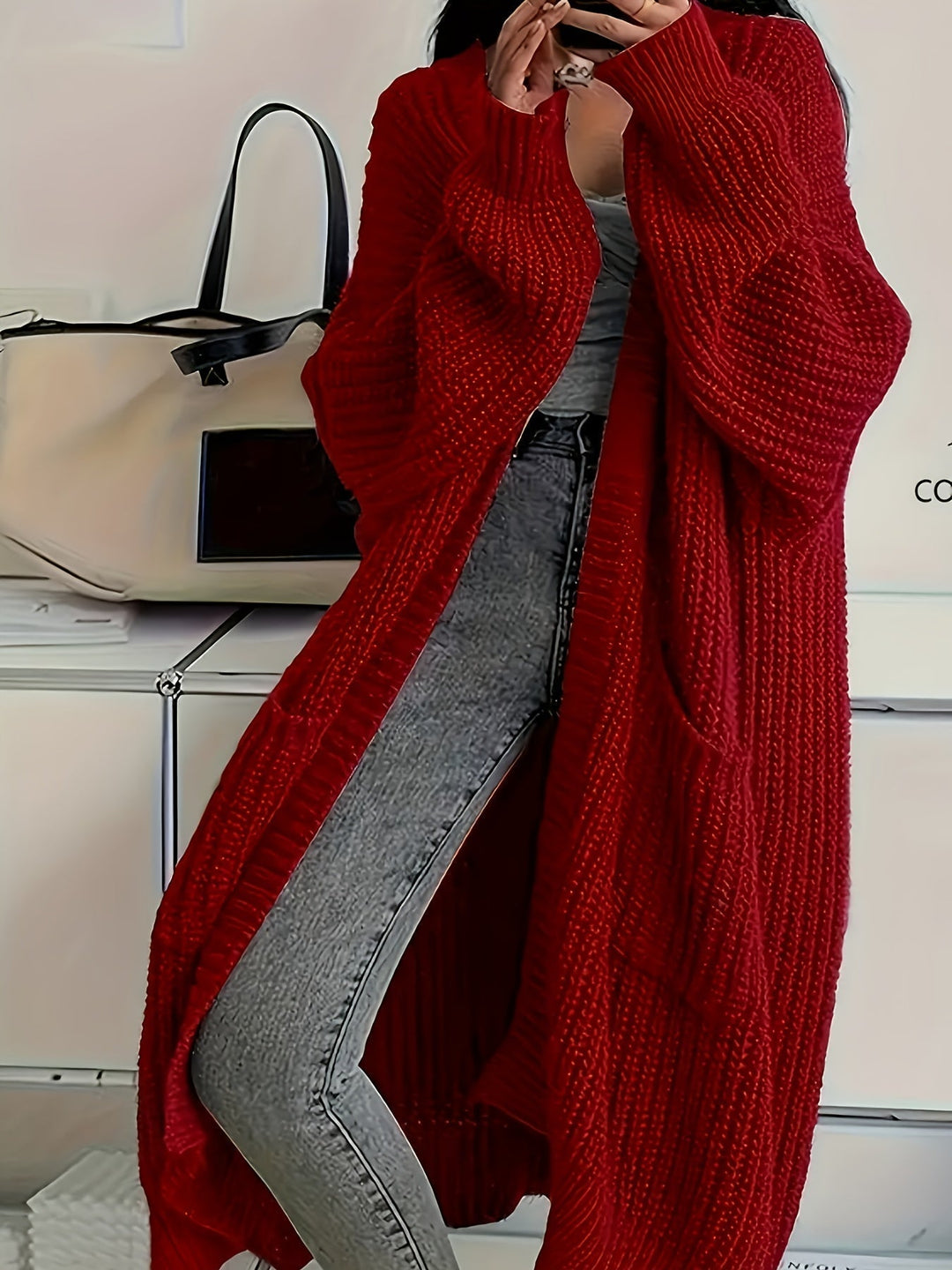 Stilla | Cozy Strikcardigan med Bælte til Kvinder