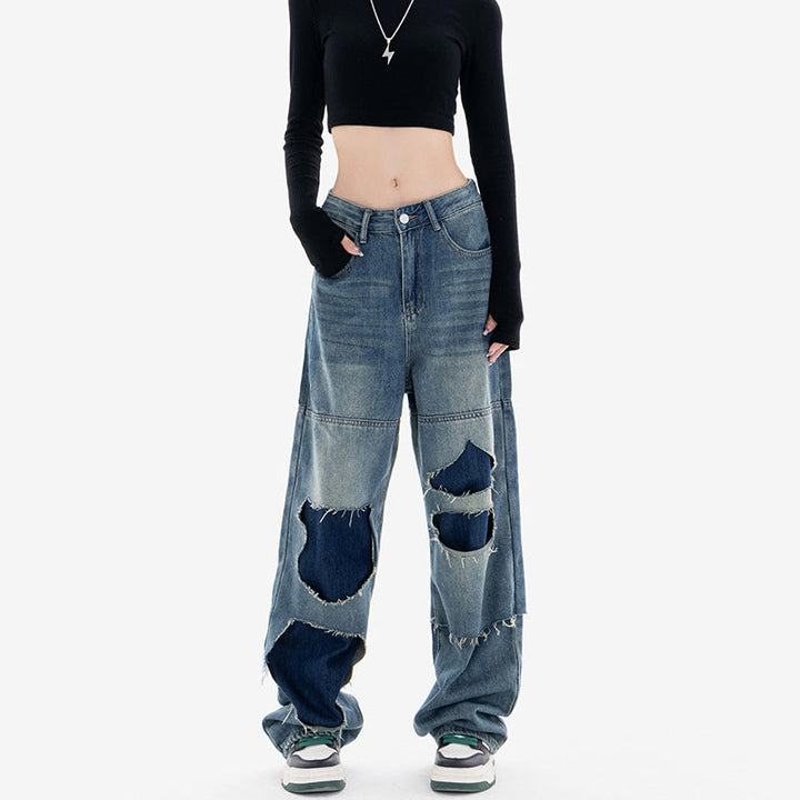 Stilla | Afslappede Rippede Jeans