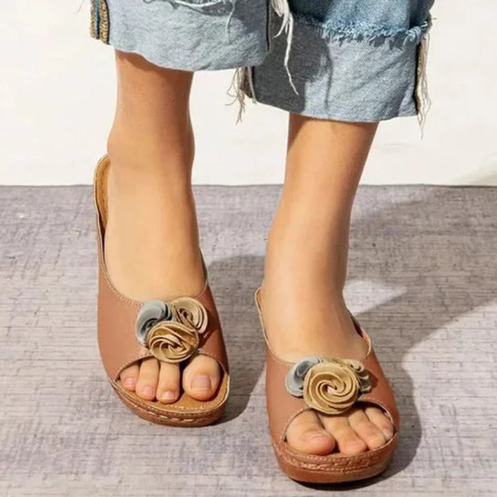 Stilla | Orthopædiske Sandaler I Blomsterdesign