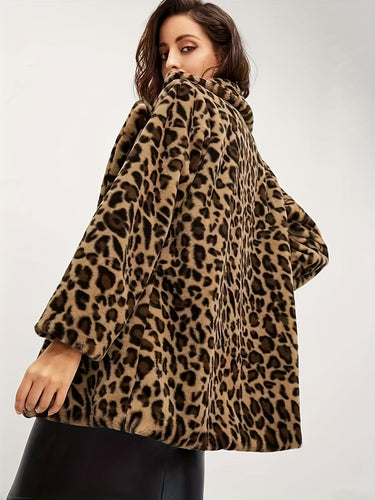 Stilla | Blød Jakke Med Leopardprint