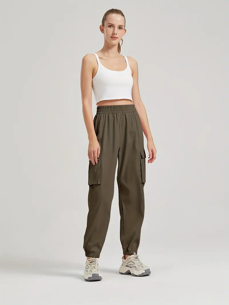 Stilla | Cargo-joggingbukser Med Elastisk Talje