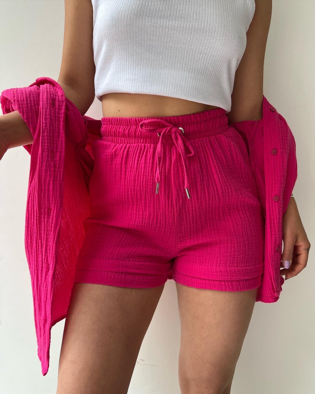 Stilla | Ensemble Skjorte Og Shorts Frisk
