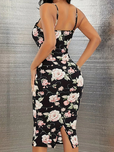 Stilla | Sommerkjole Med Blomster Og Spaghetti Stropper