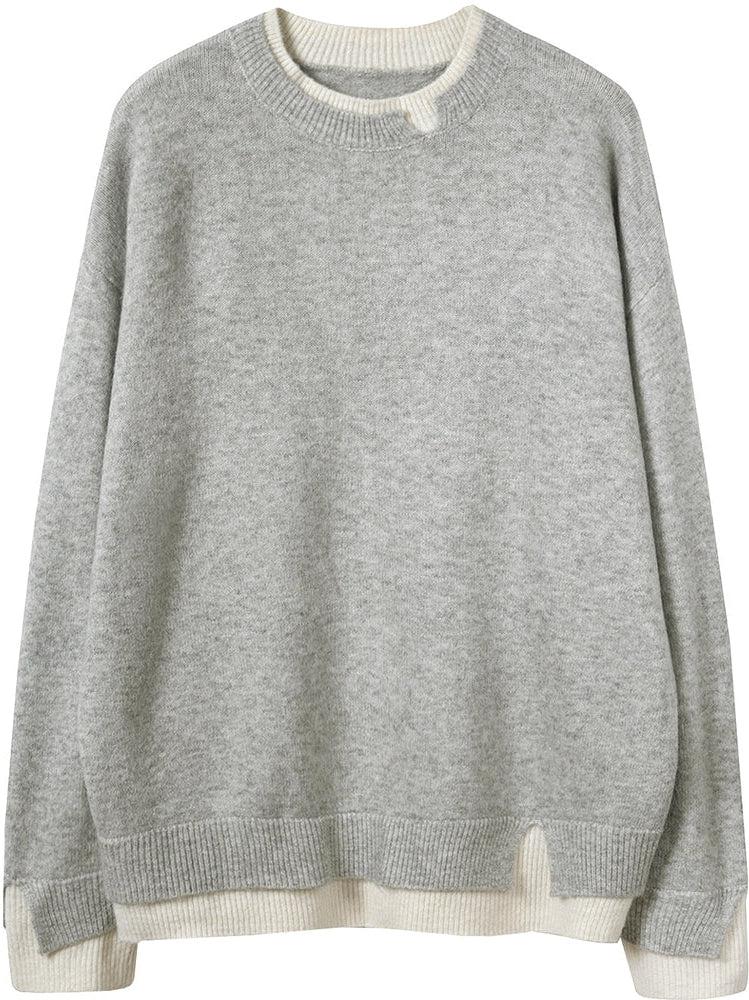 Stilla | Behagelige Grå Langærmede T-Shirts