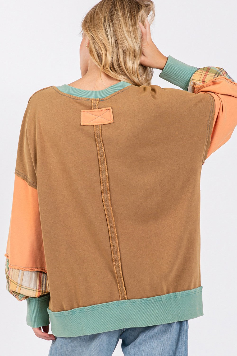 Stilla | Farveblok Sweatshirt Til Fritid