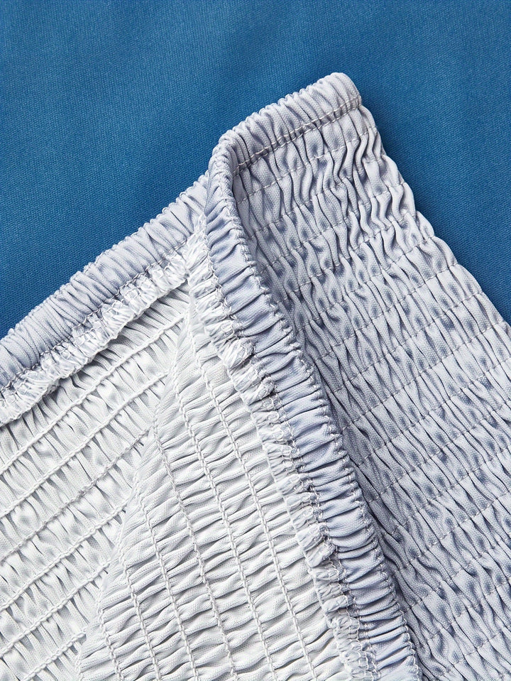 Stilla | Gradient Kjole Med Bare Skuldre, Sommer Maxi Bandeau Kjole Til Kvinder
