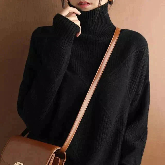 Stilla | Modefuld rullekrave sweater