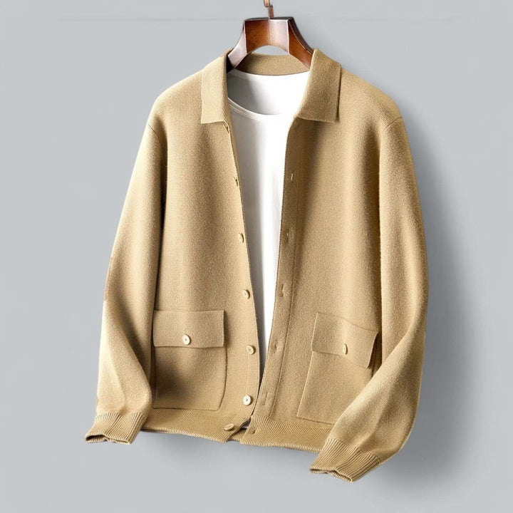 Stilla | Herre Cashmere-blanding Cardigan Jakke
