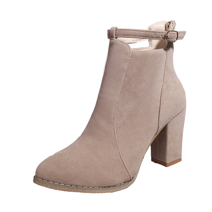 Dame High-Heel Støvletter med elegant remdesign og komfortabel sål Stilla