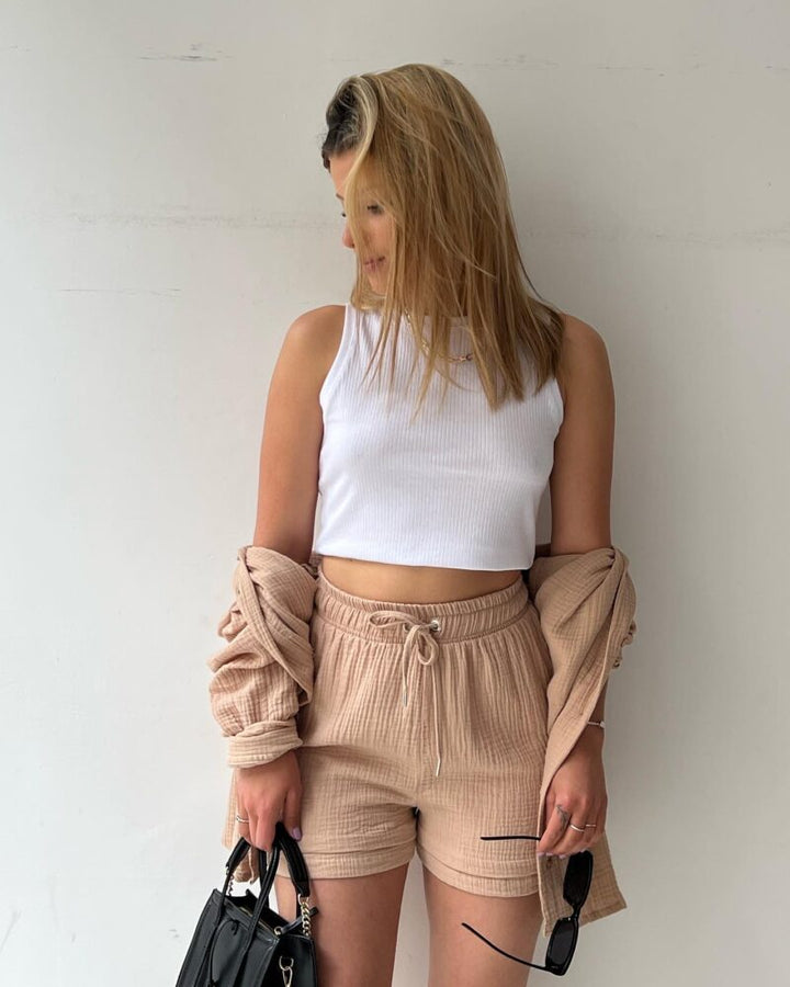 Stilla | Ensemble Skjorte Og Shorts Frisk