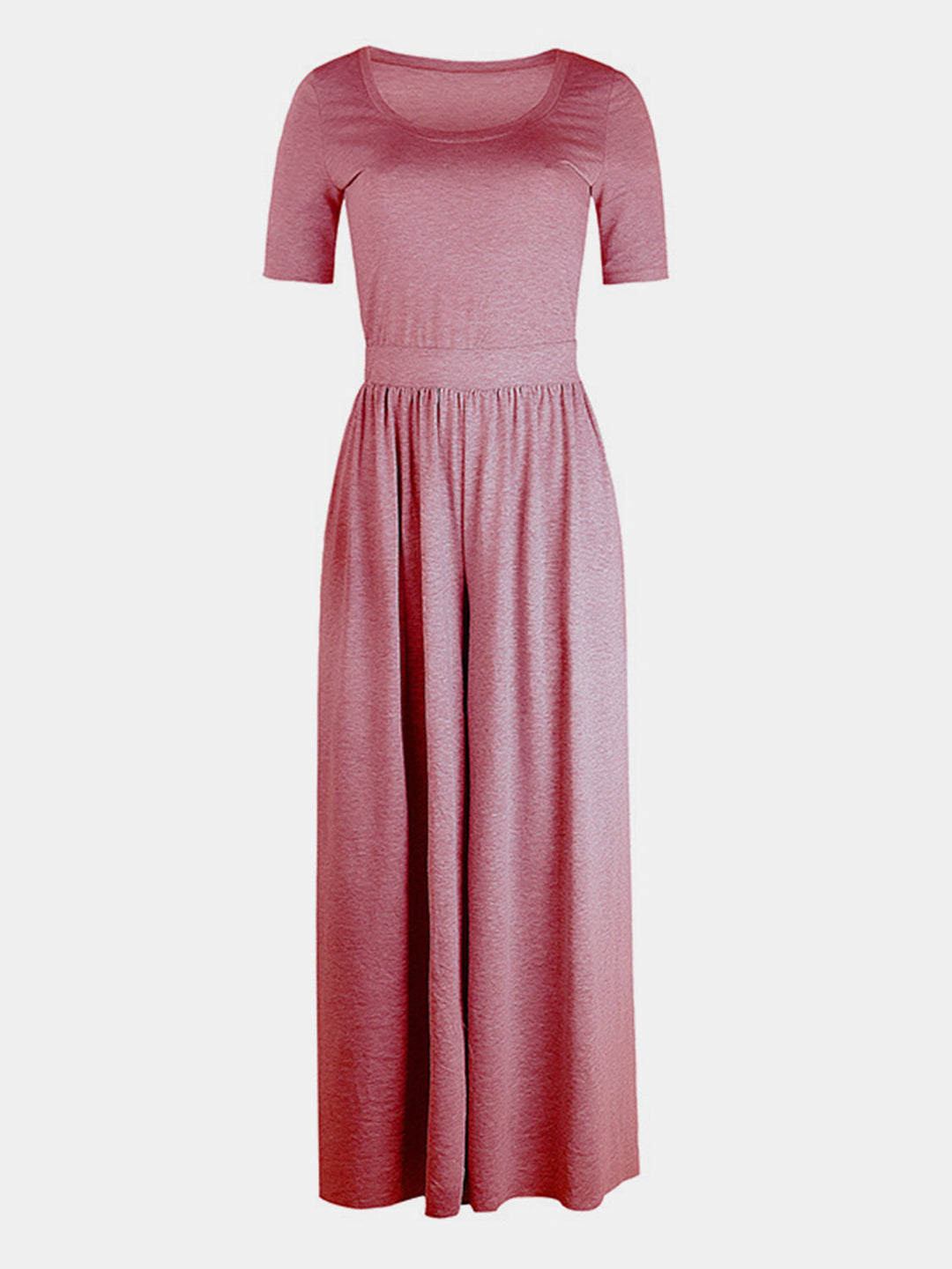 Stilla | Neck Kortærmet Jumpsuit