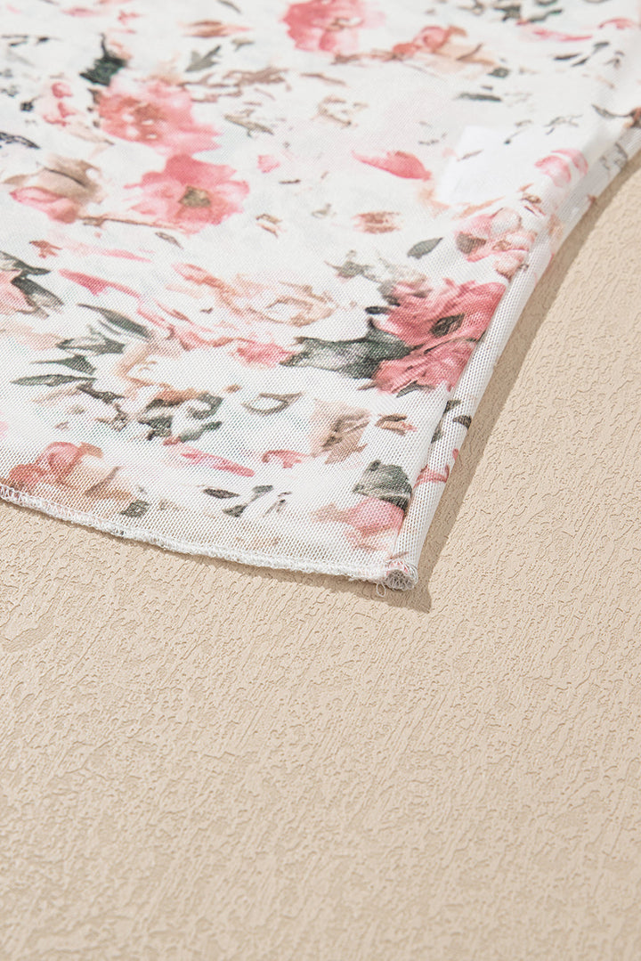 Stilla | Bluse Af Blomsterstrik
