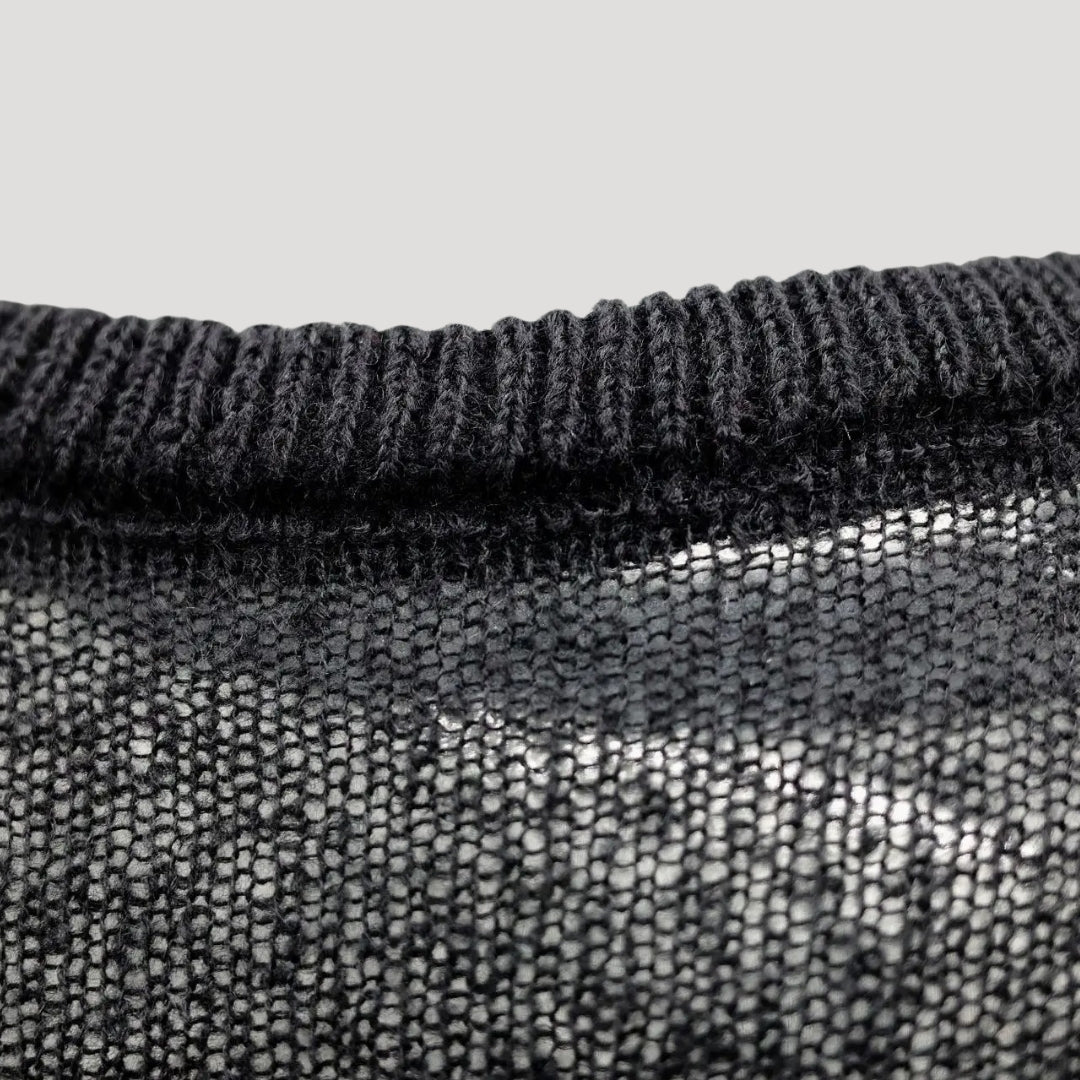 Stilla | Gennemsigtig Mohair Blend Tætsiddende Trøje
