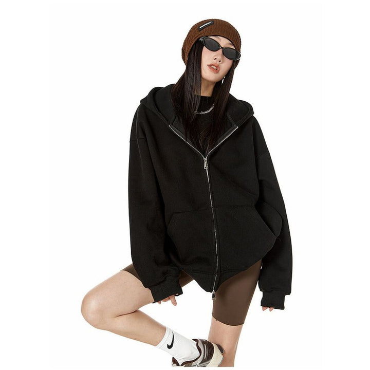 Stilla | Hoodie med Lynlås til Damer