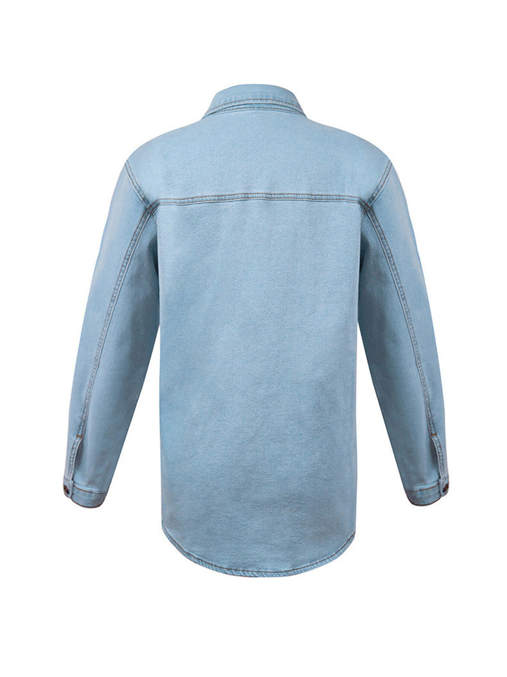 Stilla | up Pocketed Denim Jakke
