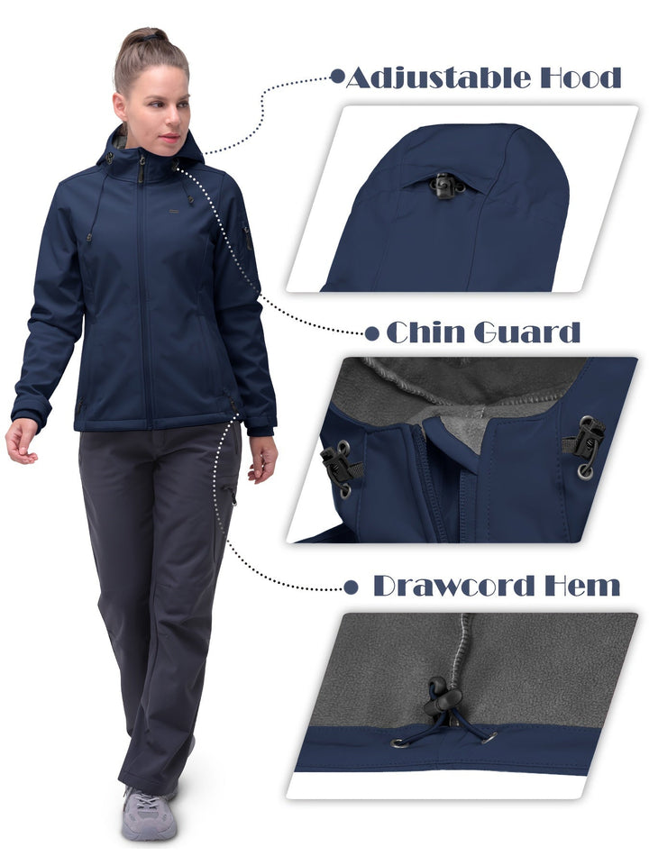 Stilla | Vandtæt og Vindafvisende Softshell Jakke Til Kvinder