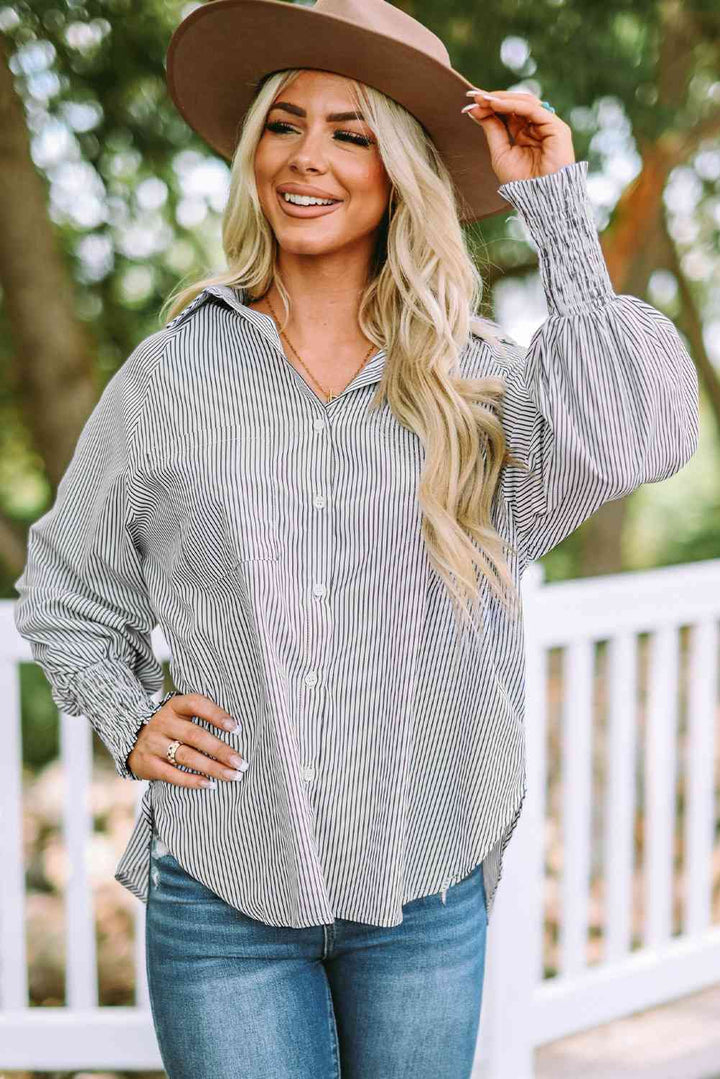 Stilla | Lantern Sleeve Krave Skjorte