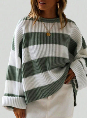 Stilla | Stribet Sweater til Kvinder