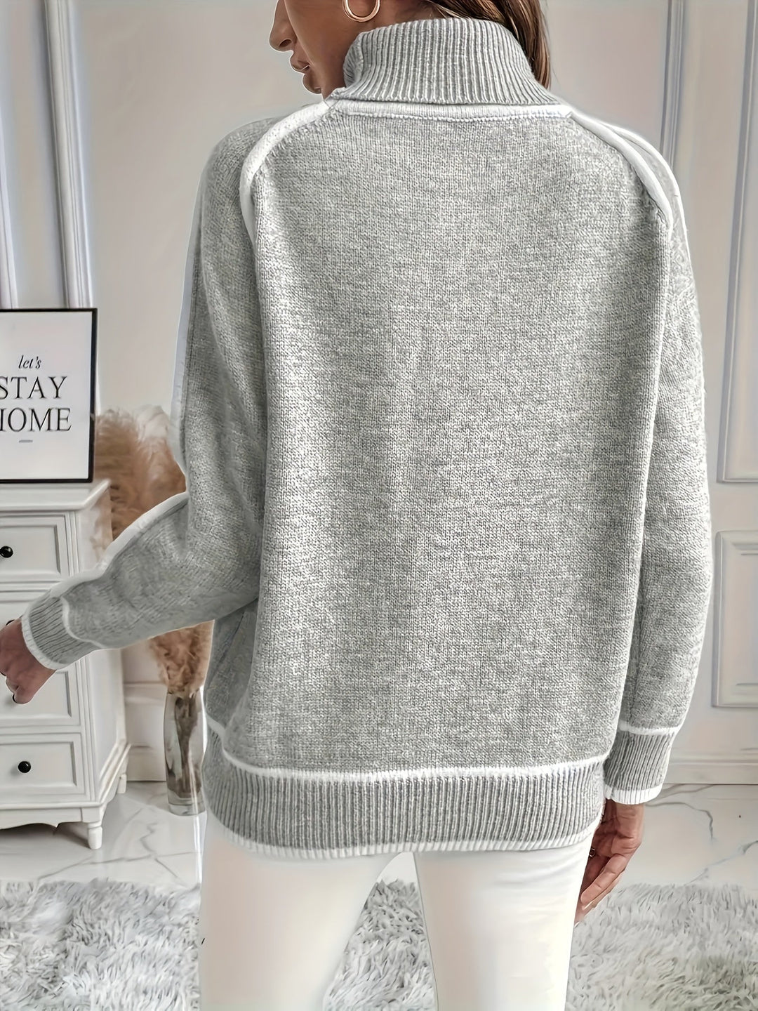 Stilla | Casual Sweater Med Rullekrave Til Damer