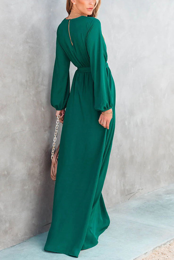 Stilla | Elegance Er Skønhed Front Bind Maxi Kjole