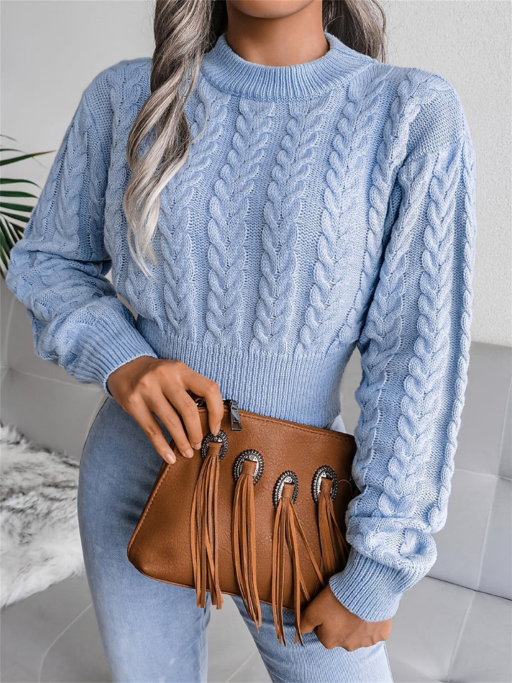 Stilla | Minimalistisk Sweater med Højkvalitets Look