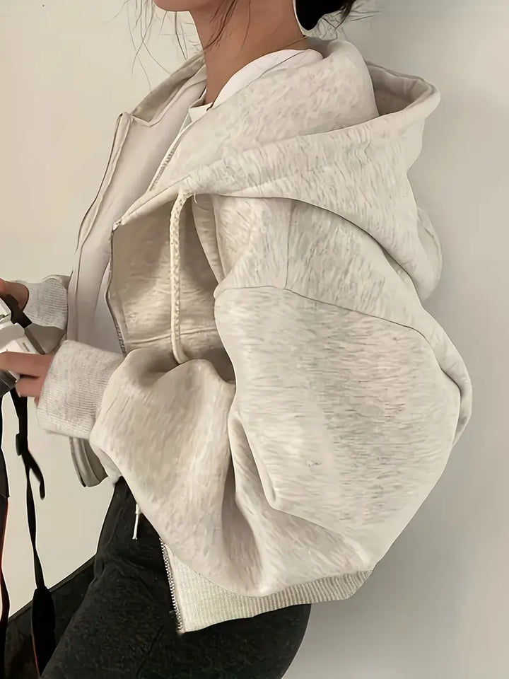 Stilla | Bequemer Kapuzenpullover Mit Reißverschluss