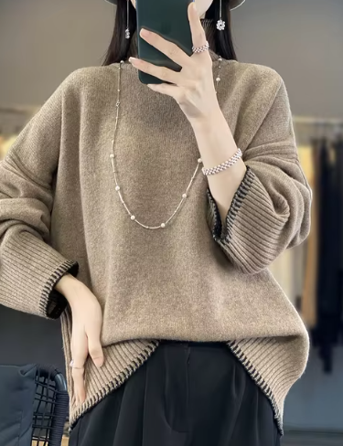 Stilla | Rullekrave sweater Mode Løs