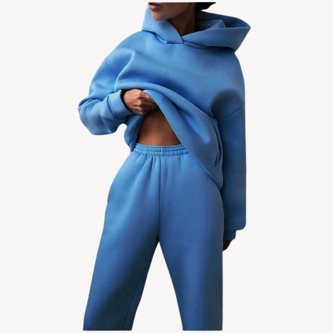 Stilla | Dame Hoodie og Joggingbukser Sæt