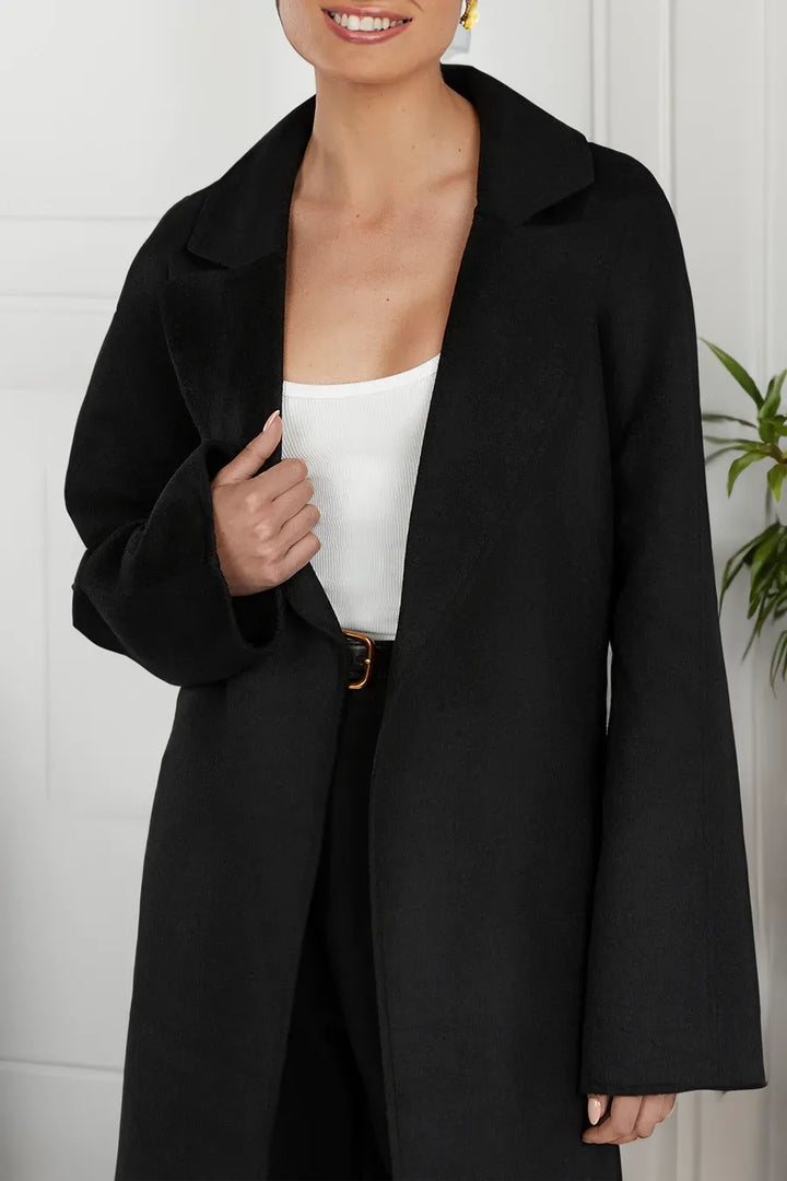 Stilla | Elegant, Lang Trenchcoat Til Damer I Overdimensioneret Stil
