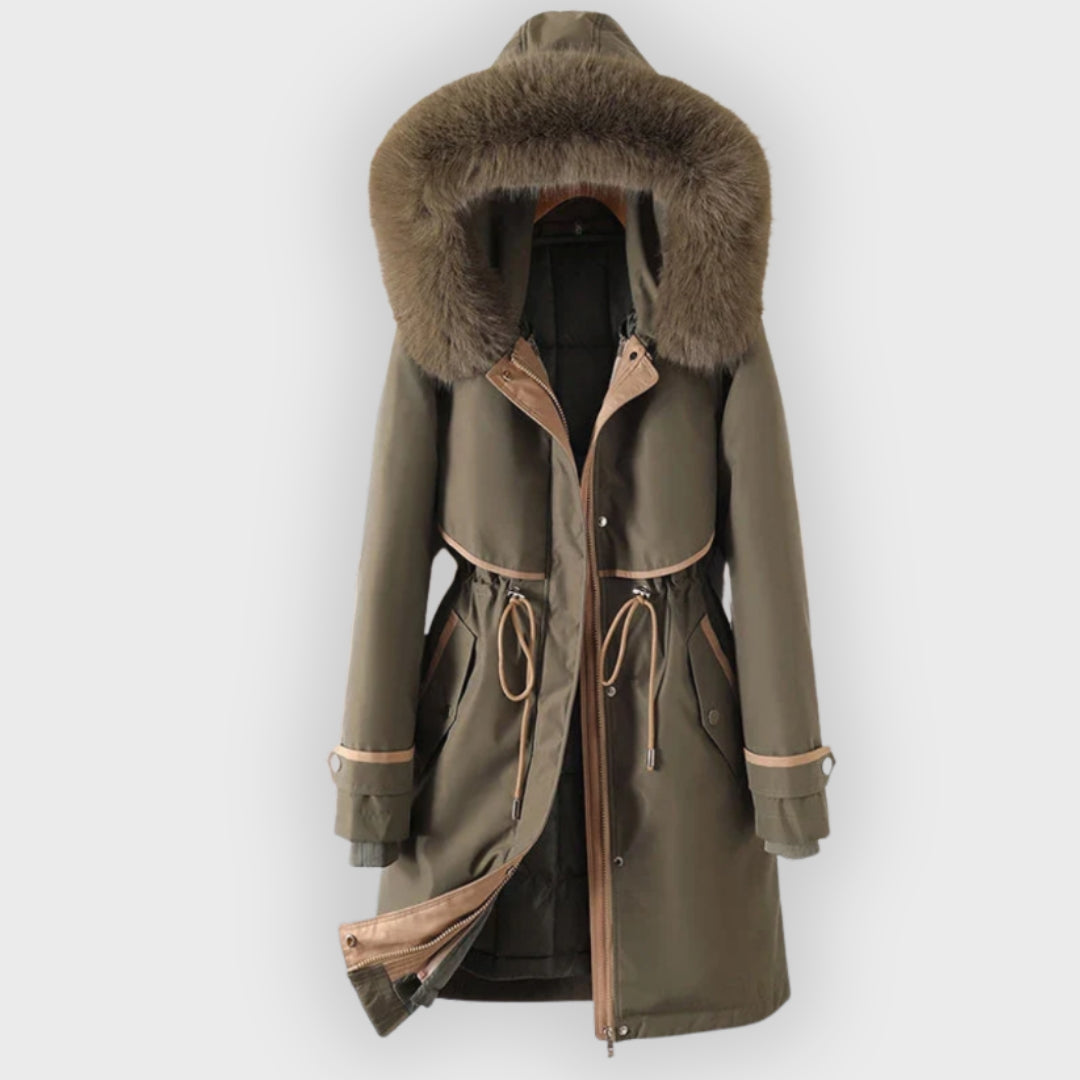 Stilla | Parka-jakke med quiltet indvendig foring