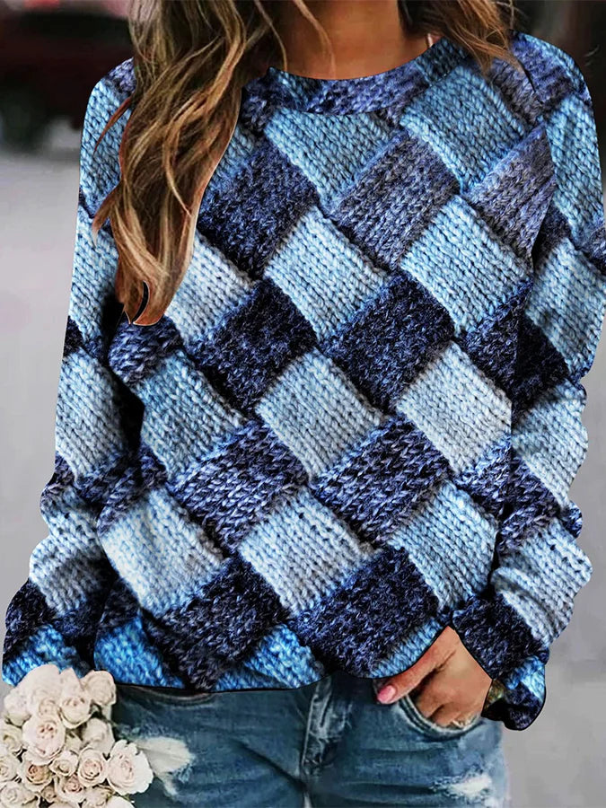 Stilla | Farverigt Print Sweatshirt