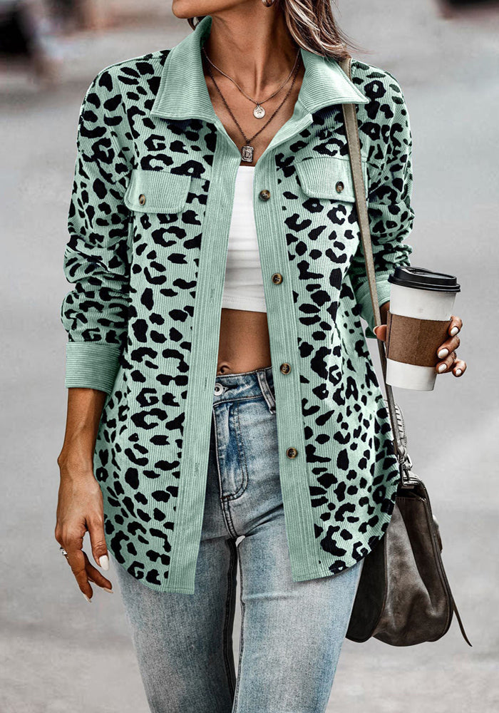 Stilla | Trendy vest i leopardmønster