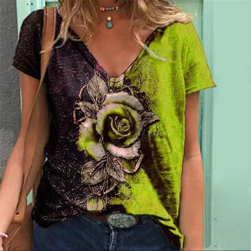 Stilla | Dame Shirt Med V-hals