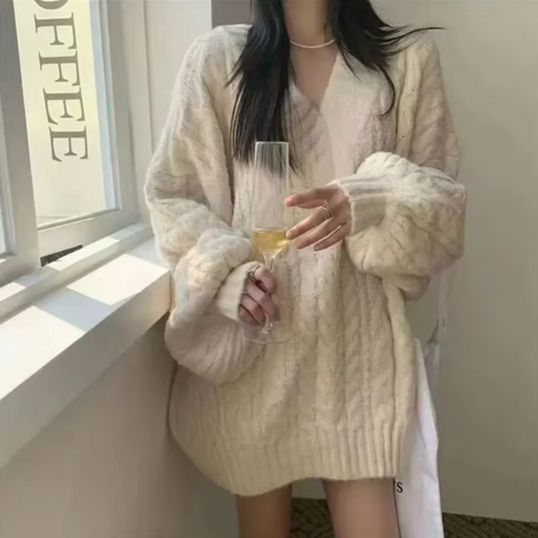 Stilla | Over størrelse Pullover Af Strik