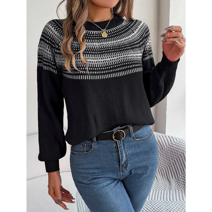 Stilla | Dame sweater med norsk mønster