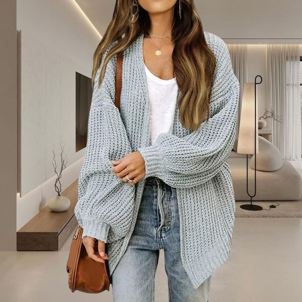Stilla | Lang Cardigan til Damer i elegant Snit
