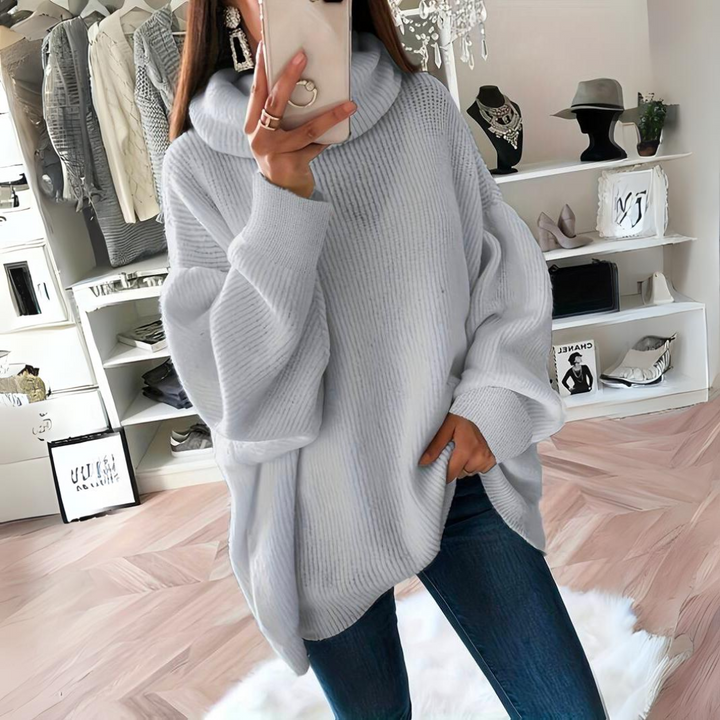 Stilla | Elegant Størrelse Pullover Med Rullekrave Til Damer
