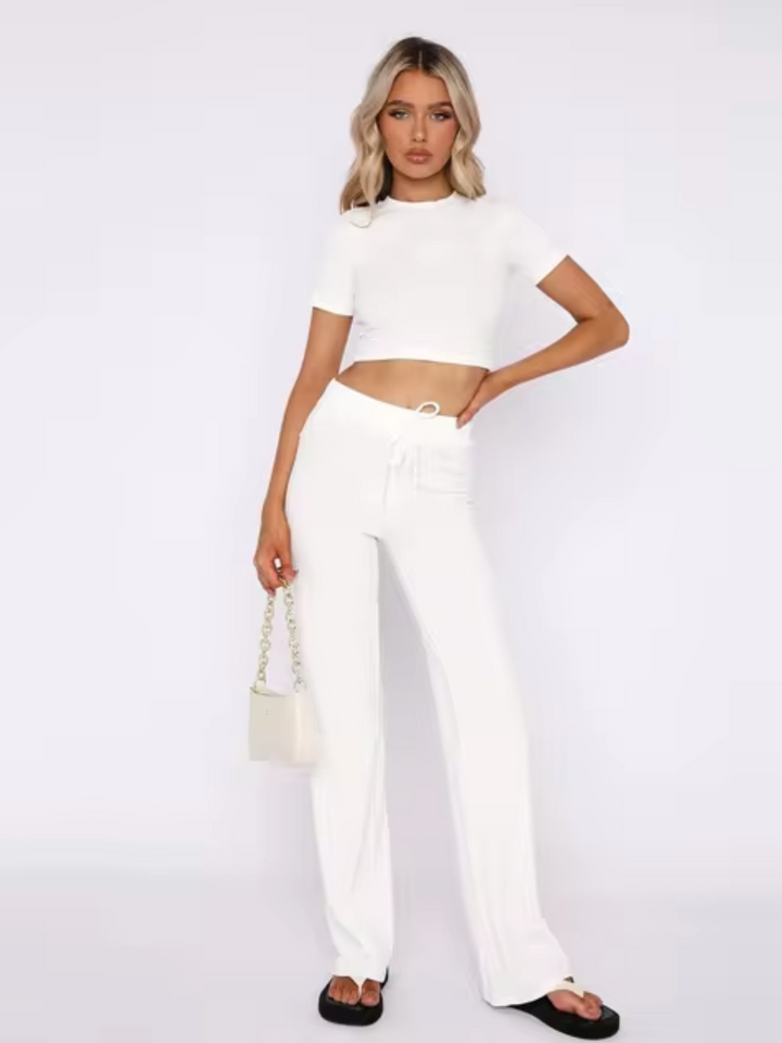 Stilla | Ensemble Crop Top Og Bukser