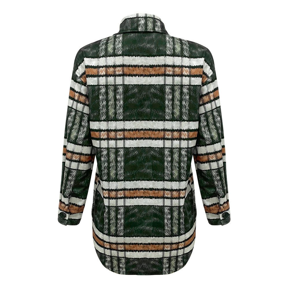 Stilla | Button Down Langærmet Kraveskjorte Top
